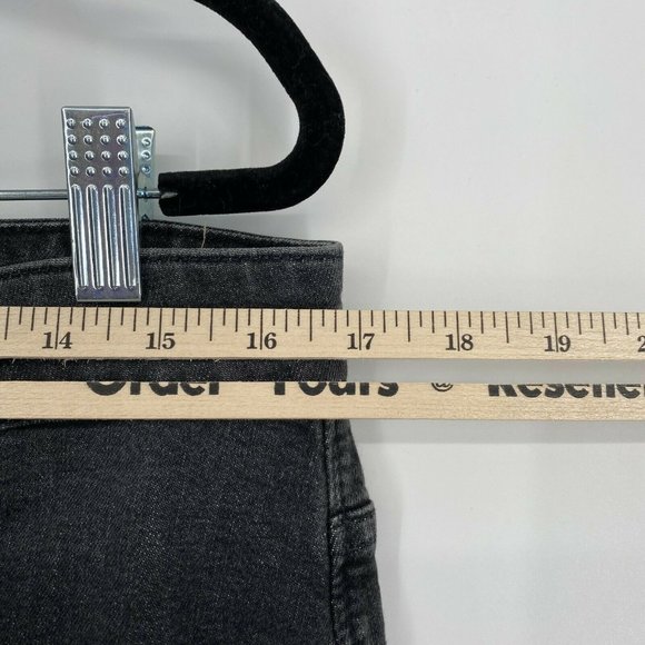 Madewell The Curvy Perfect Vintage Jeans Sz 31 High Rise Stretch Crop Denim Gray - Picture 10 of 12